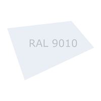 PLECH tabuľa 2x1,25 m tl.0,5mm biela RAL 9010