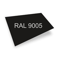 PLECH tabuľa 2x1,25 m tl.0,5mm čierna RAL 9005