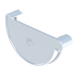 Plastové ODKVAPY P013 - Čelo ľavé - 110 (250) - Biela - ZL