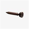 Vrut do izolácie s EPDM podložkou 80mm hnedy RAL 8017