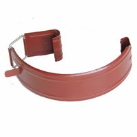 ODKVAPY Žľabová spojka 250mm tmavo červená ODKVAPY Žľabová spojka 250mm tmavo červená