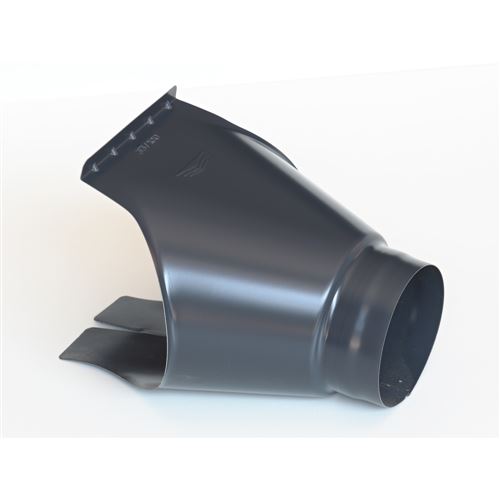 ODKVAPY Žľabový kotlík 330mm / zvod 100mm grafitový
