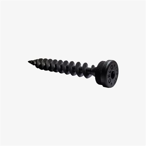 Vrut do izolácie s EPDM podložkou 80mm čierny RAL 9005