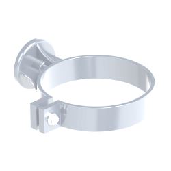 Plastové ODKVAPY P019 Objímka rúry  100mm - Biela - OD