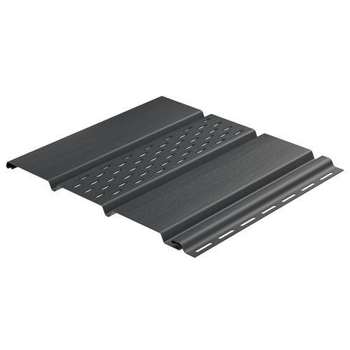 NOVA PVC strešný podhľad vetracie dĺžka 4m grafit
