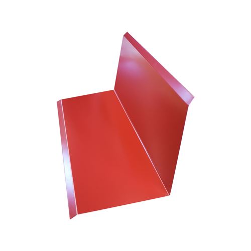 Lemovanie k stene VRCHNÉ šírka 250mm dĺžka 2m červena RAL 3009