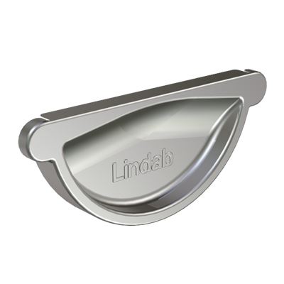 ODKVAPY LINDAB žľabové čelo 125mm čierne
