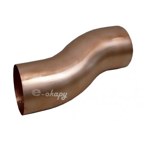ODKVAPY meď Odskok odtokovej rúry 80 mm