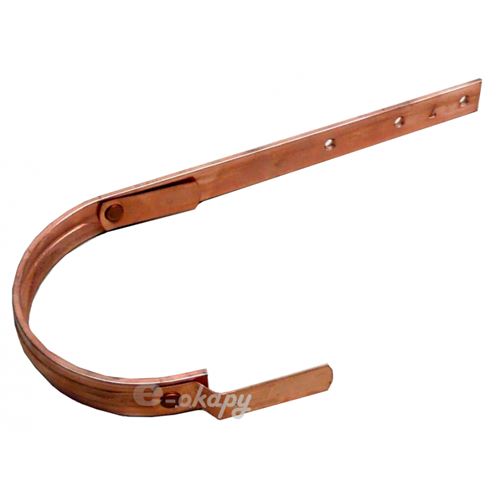 ODKVAPY meď žľabový hák lisovaný celomedený 250/430 mm