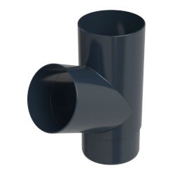 Plastové ODKVAPY P018 - Zvodová odbočka - 67stupňov / 100mm - Grafitová - TR067