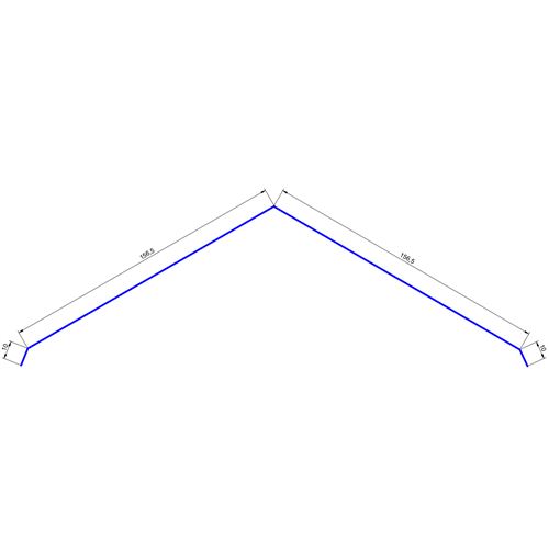 Hrebenáč šírka 330mm dĺžka 2m pozink